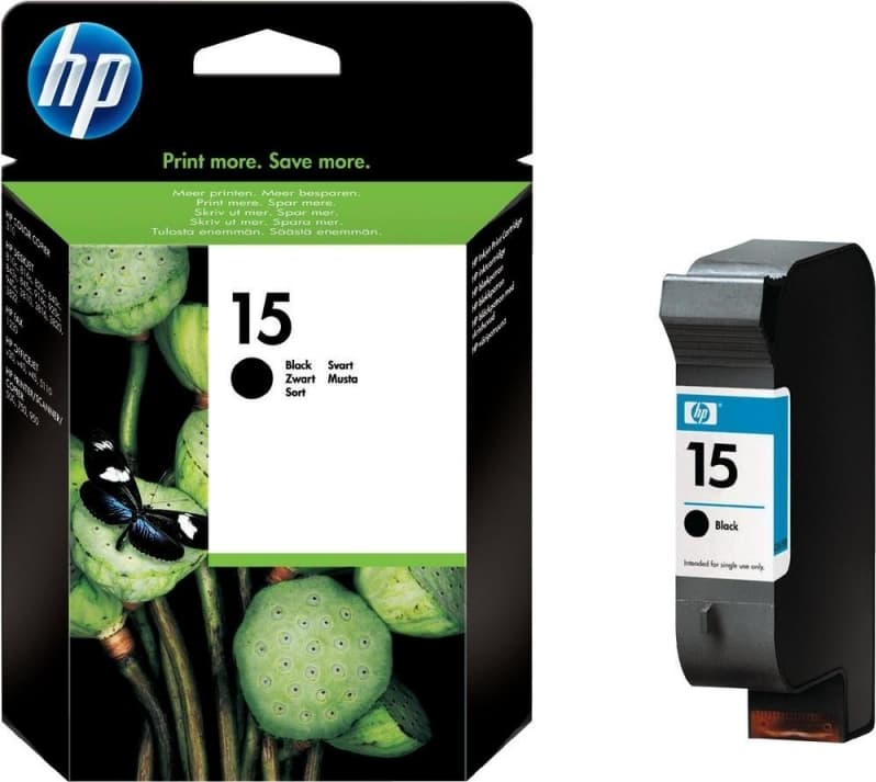 Cartus Cerneala Original HP Black, nr.15, pentru DJ8xx|9xx|38xx|OFv30|v40|v45|PSC7xx|950, "C6615DE"