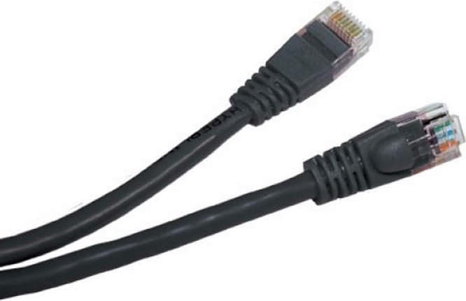 PATCH CORD UTP GEMBIRD Cat5e, cupru-aluminiu, 1 m, negru, AWG26, "PP12-1M/BK"