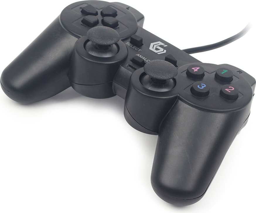 GAMEPAD cu fir GEMBIRD, PC, USB, negru, "JPD-UDV-01" — miniatură