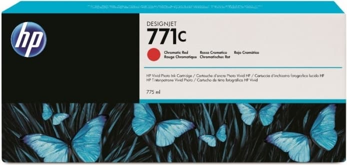 Cartus Cerneala Original HP Red Chromatic, nr.771C, pentru DesignJet Z6200, "B6Y08A"