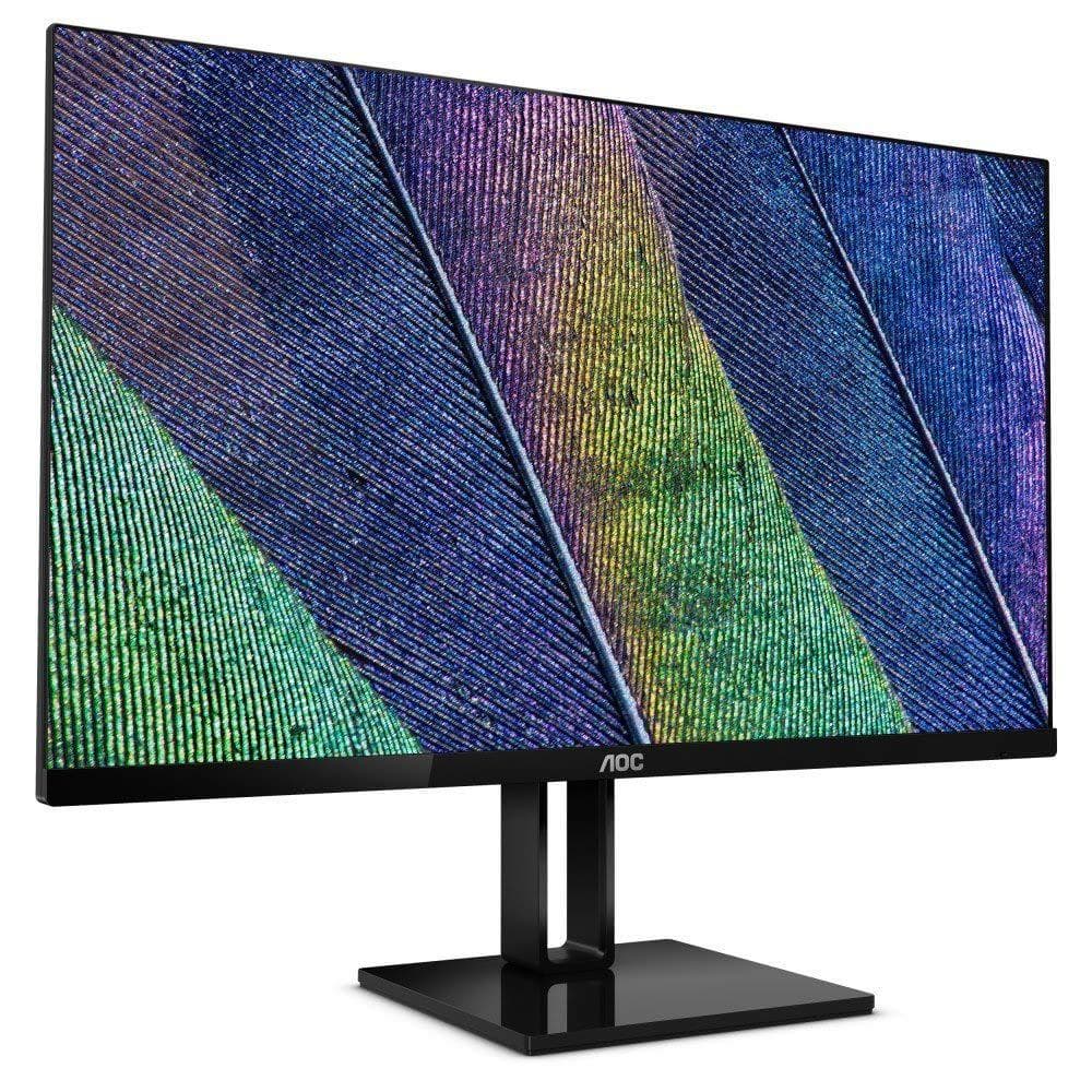 MONITOR AOC 21.5", home, office, IPS, Full HD (1920 x 1080), Wide, 250 cd/mp, 5 ms, HDMI, DisplayPort, "22V2Q" — miniatură
