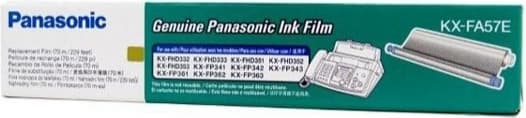 Film TTR Original Panasonic Black, FA57E, pentru KX-FHD332|333|351|352|353| KX-FP341|342|343|361|362|363|365|372|701|702|711|712| KX-FM387|388, , incl.TV 0 RON, "KX-FA57E"