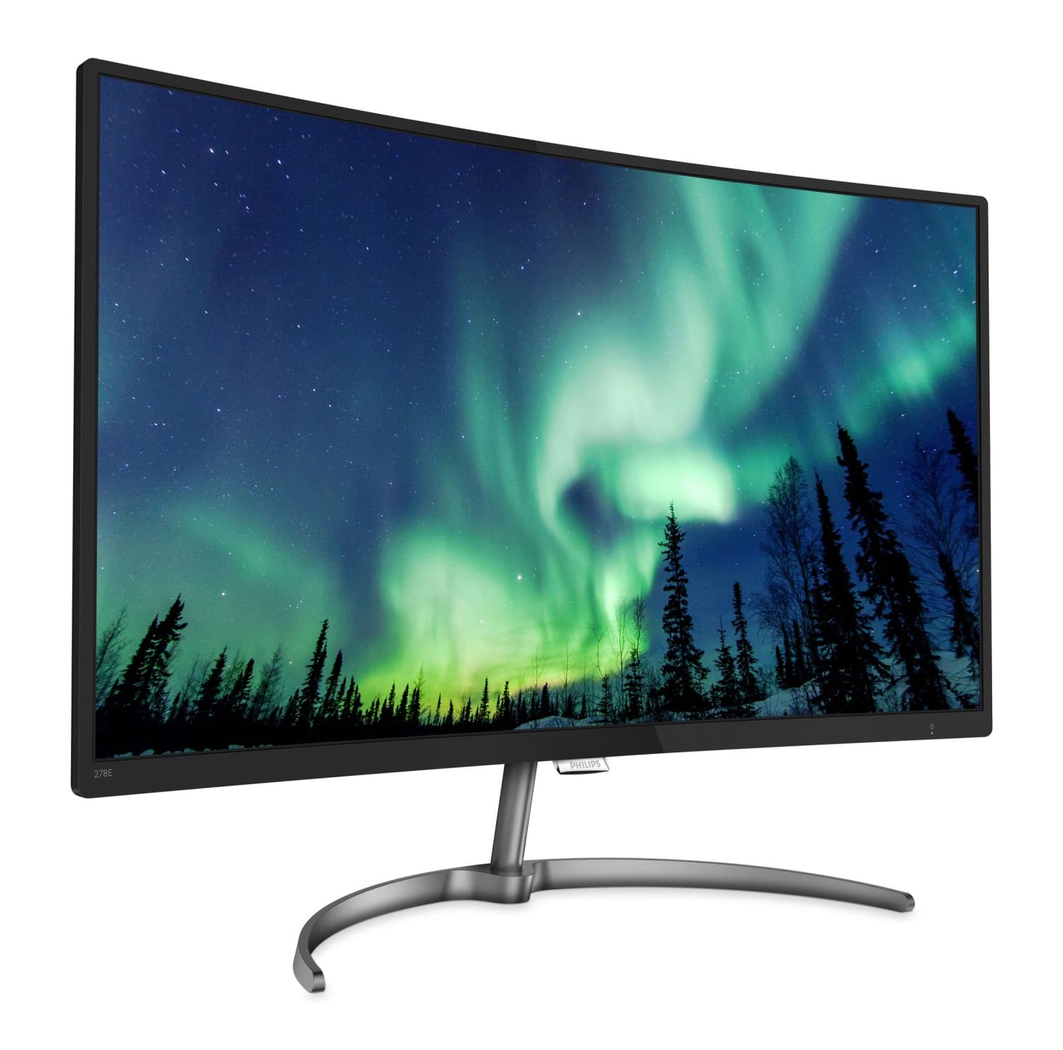 MONITOR PHILIPS 27", gaming, VA, Full HD (1920 x 1080), Wide, curbat, 250 cd/mp, 4 ms, VGA, HDMI, DisplayPort, "278E8QJAB/00" — miniatură