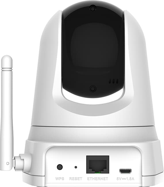 CAMERA IP D-Link, cube, pt. interior, dist. IR 8 m, tip lentila fixa 2.3 mm, 0.3 Mpx, cu fir | wi-fi, microfon da, PoE nu, carcasa plastic, slot SD card nu, "DCS-5000L" — miniatură