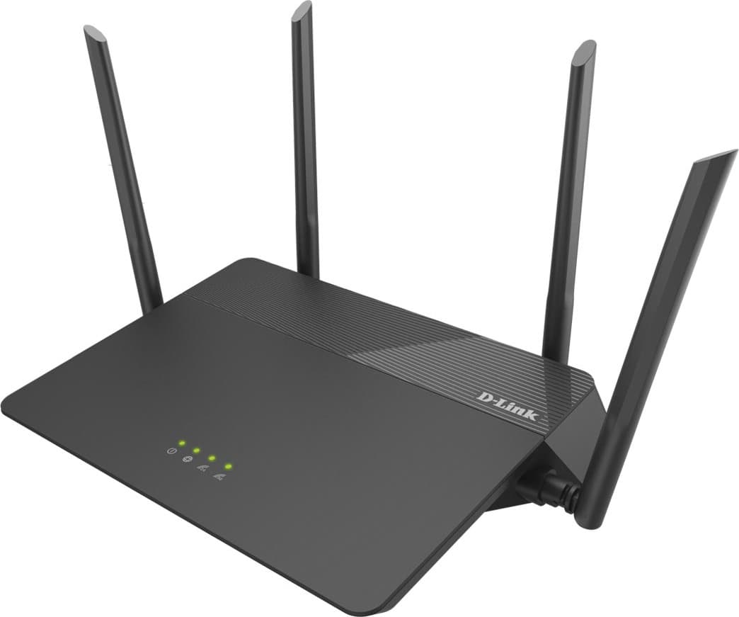 ROUTER D-LINK wireless 1900Mbps, 4 porturi Gigabit, 4 antene externe, Dual Band AC1900 (1300/600Mbps), AC SmartBeam, MU-MIMO, black "DIR-878"/45505675 — miniatură