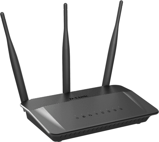 ROUTER D-LINK wireless 750Mbps, 4 porturi 10/100, 3 antene externe, Dual Band AC750 (433/300Mbps), "DIR-809" 45504921 — miniatură