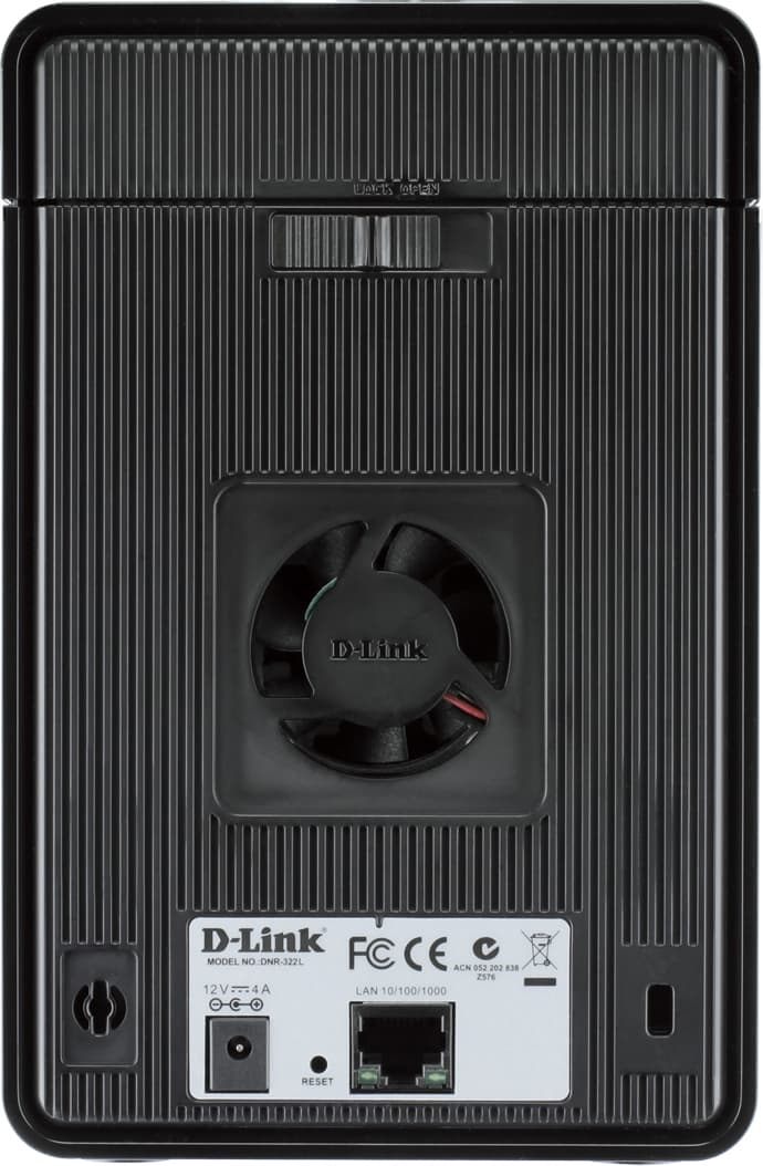 NVR D-LINK, 16 canale, Tower, capacitate max 10 TB de fiecare HDD, porturi Retea RJ45 | USB 2.0, "DNR-322L" — miniatură