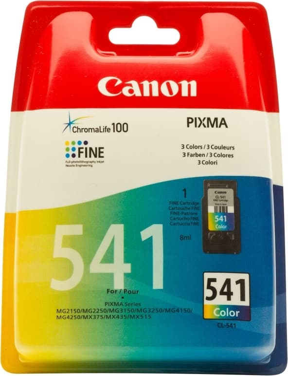 Cartus Cerneala Original Canon Color, CL-541, pentru Pixma MG2150|MG2250|MG3150|MG3250|MG3550|MG3650|MG4150|MG4250|MX375|MX395|MX435|MX455|MX475, 180, "BS5227B005AA"