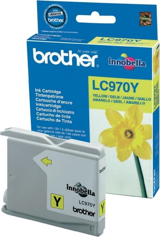 Cartus Cerneala Original Brother Yellow, LC970Y, pentru DCP-135C|150C|153C|157C|235C|260C|MFC-260C, 300, "LC970Y"