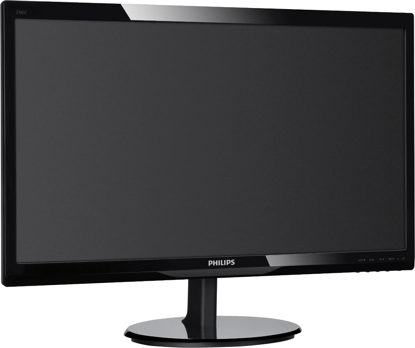 MONITOR PHILIPS 24", home, office, TN, Full HD (1920 x 1080), Wide, 250 cd/mp, 1 ms, VGA, HDMI, "246V5LHAB/00" — miniatură