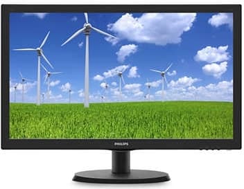 MONITOR PHILIPS 21.5", home, office, TN, Full HD (1920 x 1080), Wide, 250 cd/mp, 5 ms, VGA, DVI, "223S5LSB/00"