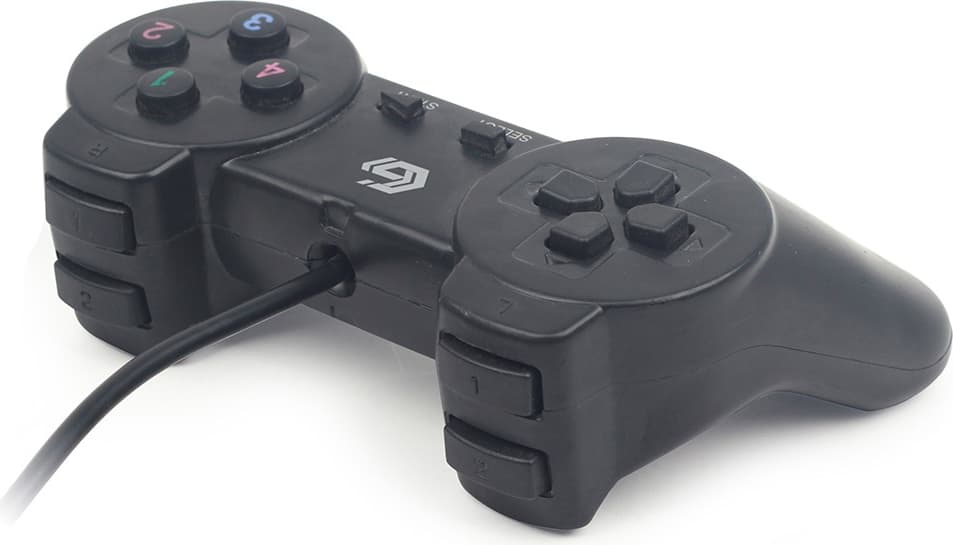 GAMEPAD cu fir GEMBIRD, PC, USB, negru, "JPD-UB-01" — miniatură