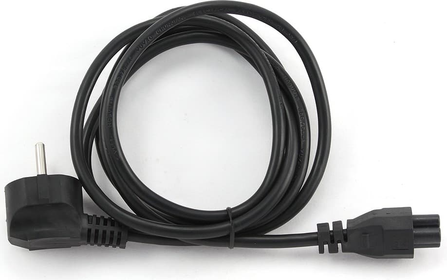 CABLU alimentare GEMBIRD notebook 3m, intrare Shucko, iesire C5, 10A, certificare VDE, bulk, black, "PC-186-ML12-3M" — miniatură