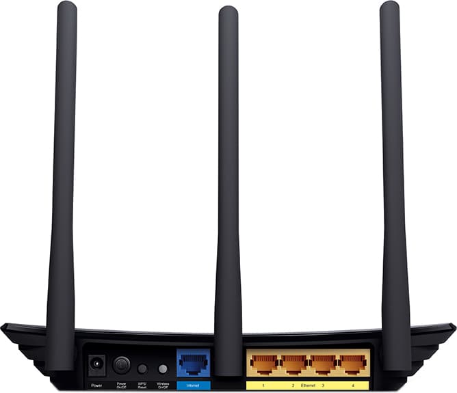 ROUTER TP-LINK wireless 450Mbps, 4 porturi 10/100Mbps, 3 antene externe, Atheros, 3T3R "TL-WR940N"/470251 45504689 — miniatură