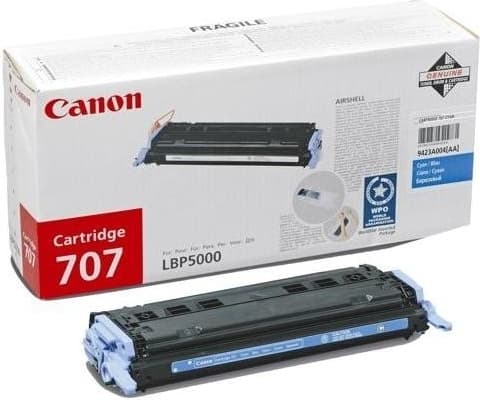 Toner Original Canon Cyan, CRG-707C, pentru LBP 5000|LBP 5100, 2K, "CR9423A004AA"