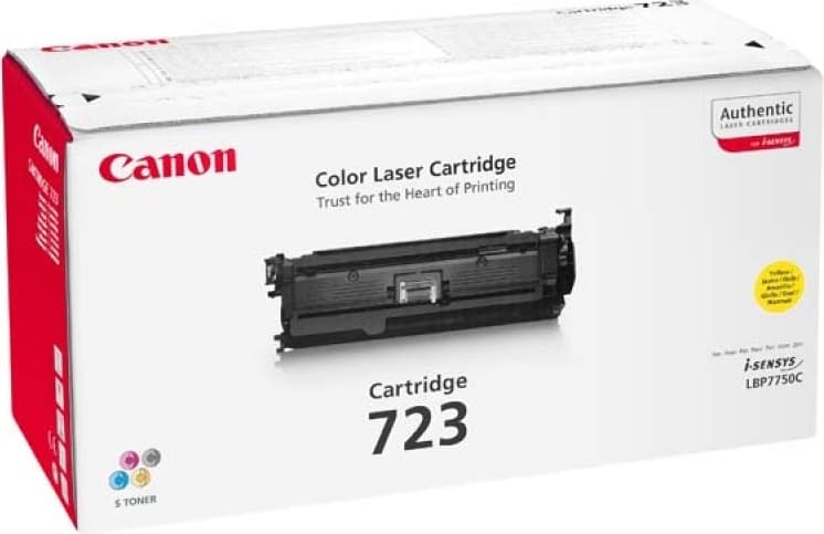 Toner Original Canon Yellow, CRG-723Y, pentru LBP-7750, 8.5K, "CR2641B002AA"