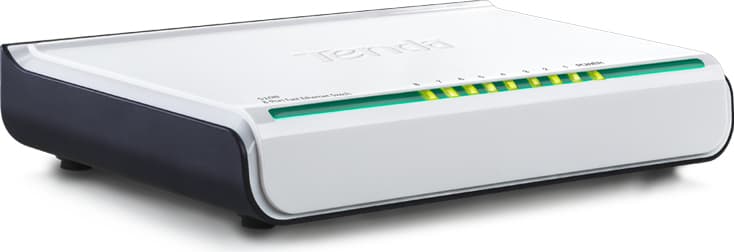 SWITCH Tenda 8 porturi 10/100 Mbps, fanless "S108"