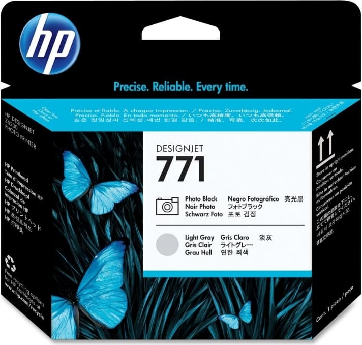 Cartus Cerneala Original HP Light Grey, nr.771, pentru DesignJet Z6200, "CE020A"