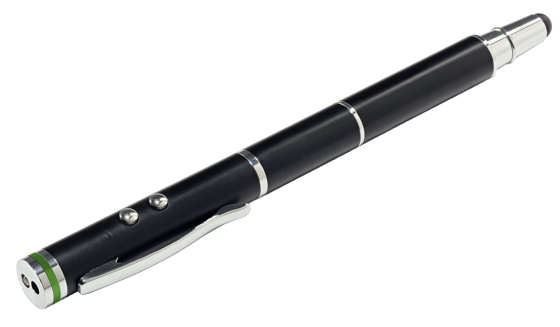 PRESENTER Leitz Stylus 4 in 1, wireless, laser pt. touchscreen, baterii AAAA x3, negru, "64140095" — miniatură