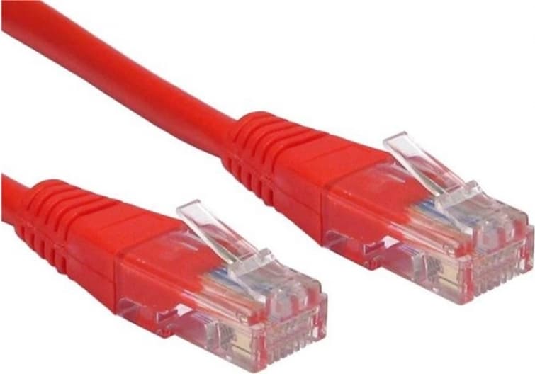 PATCH CORD UTP SPACER Cat5e, cupru-aluminiu, 5 m, rosu, AWG26, "SP-PT-CAT5-5M-R"/ 45505695