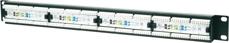 PATCH PANEL INTELLINET 24 porturi, UTP, Cat6, 1U pentru rack 19" "520959"