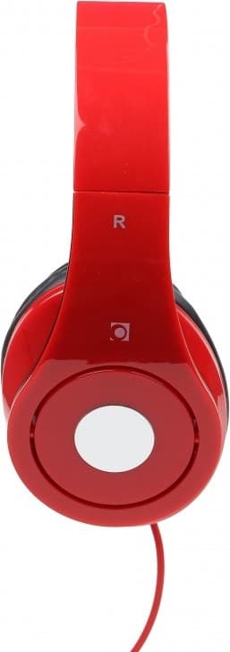 CASTI Gembird, "Detroit", cu fir, standard, utilizare multimedia, smartphone, microfon pe fir, conectare prin Jack 3.5 mm, negru / rosu, "MHS-DTW-R" — miniatură