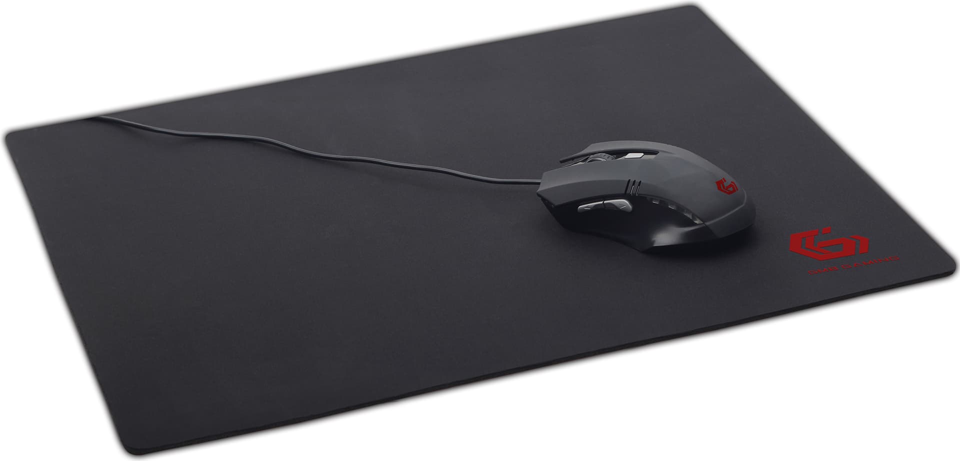 MousePAD GEMBIRD - gaming, textil, 250 x 200 x 3 mm, negru, "MP-GAME-S" — miniatură