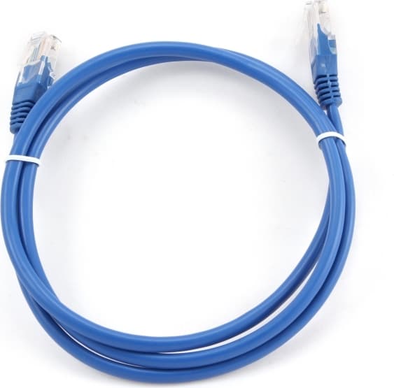 PATCH CORD UTP GEMBIRD Cat5e, cupru-aluminiu, 1 m, albastru, AWG26, "PP12-1M/B" — miniatură