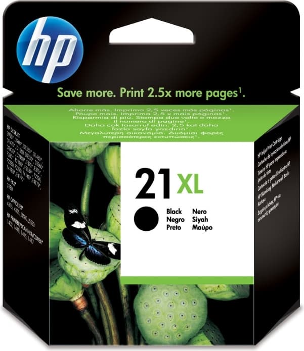 Cartus Cerneala Original HP Black, nr.21XL, pentru DJ3920|3940|D1360|14xx|F2180|2275|22xx, "C9351CE"