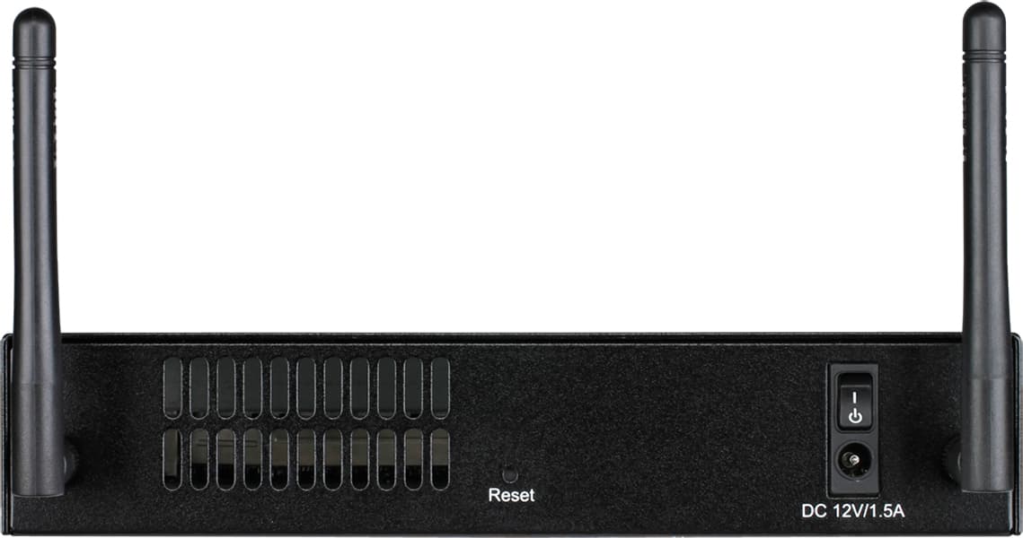 ROUTER D-LINK wireless. N VPN, 8 porturi Gigabit, 2 antene externe, 45Mbps Firewa60, 35Mbps VPN, 20.000 sesiuni concurente, 25 VPN tunnels "DSR-250N" — miniatură