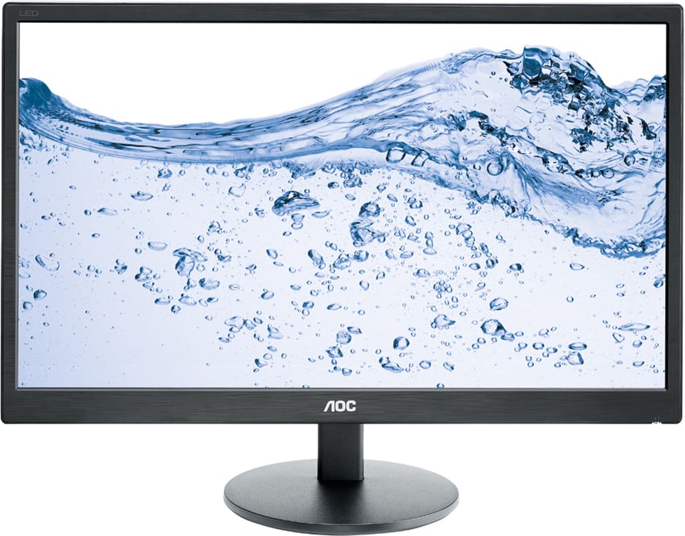 MONITOR AOC 23.6", home, office, TN, Full HD (1920 x 1080), Wide, 250 cd/mp, 5 ms, VGA, HDMI x 2, "E2470SWHE"