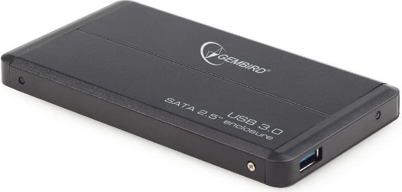 RACK extern GEMBIRD, pt HDD/SSD, 2.5 inch, S-ATA, interfata PC USB 3.0, aluminiu, negru, "EE2-U3S-2"