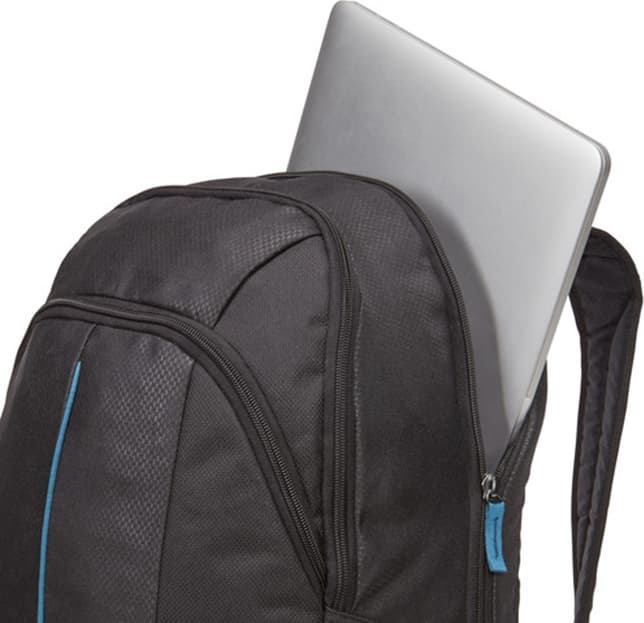 RUCSAC CASE LOGIC, pt. notebook de max. 17.3 inch, 2 compartimente, buzunar frontal | buzunar lateral x 2 | buzunar dorsal, waterproof, poliester, negru, 3203405 "PREV-217 BLACK/MIDNIGHT" 45504690 — miniatură