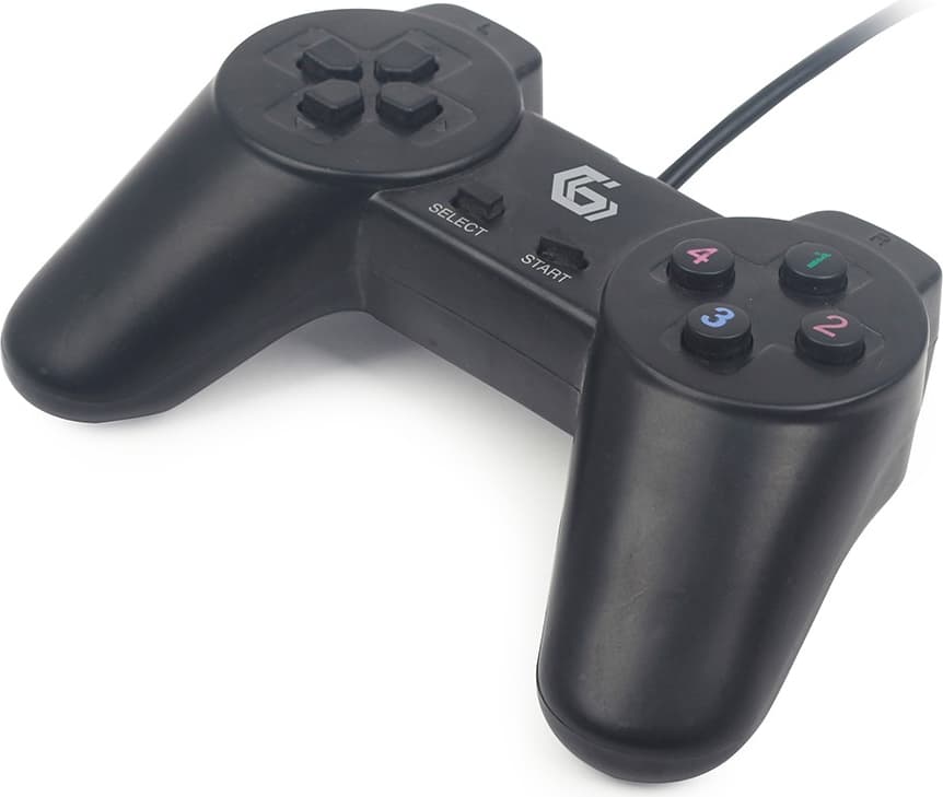 GAMEPAD cu fir GEMBIRD, PC, USB, negru, "JPD-UB-01" — miniatură