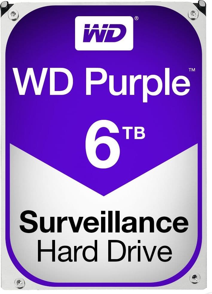 HDD WD 6 TB, Purple, 5.400 rpm, buffer 64 MB, pt. supraveghere, "WD60PURZ"