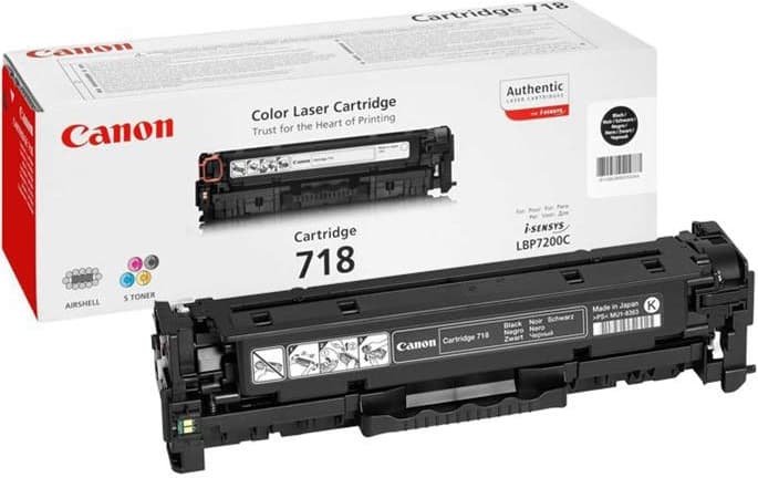 Dual-Pack Original Canon Black, CRG-718B, pentru LBP-7200|LBP-7210|LBP-7660|LBP-7680|MF-8330|MF-8340|MF-8350|MF-8360|MF-8380|MF-8540|MF-8550|MF-8580|MF-724|MF-728|MF-729, 2x3.4K, "CR2662B005AA"