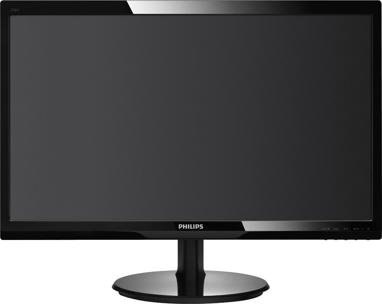 MONITOR PHILIPS 24", home, office, TN, Full HD (1920 x 1080), Wide, 250 cd/mp, 1 ms, VGA, HDMI, "246V5LHAB/00" — miniatură