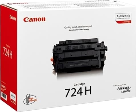 Toner Original Canon Black, CRG-724H, pentru LBP-6750|LBP-6780|MF-512|MF-515, 12.5K, "CR3482B002AA"