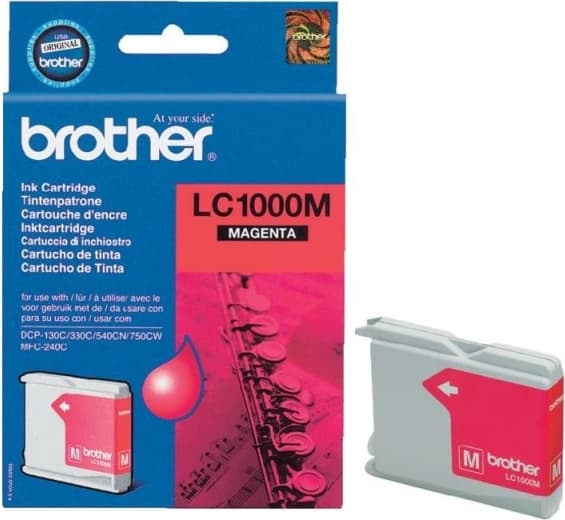 Cartus Cerneala Original Brother Magenta, LC1000M, pentru DCP-130C|330C|540, 400, "LC1000M"