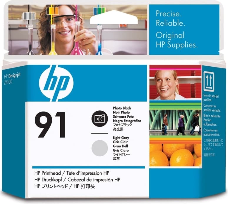 Cap Printare Original HP Photo Black/Light Grey, nr.91, pentru DesignJet Z6100, "C9463A"