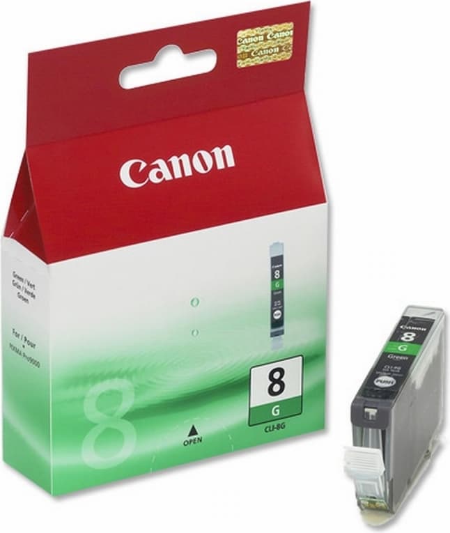 Cartus Cerneala Original Canon Green, CLI-8G, pentru IP6700|Pro 9000, "BS0627B001AA"
