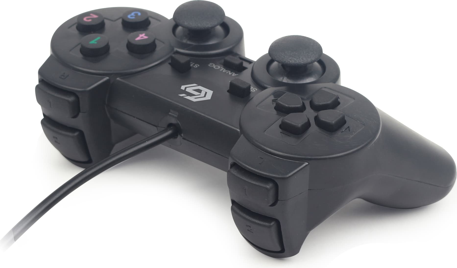 GAMEPAD cu fir GEMBIRD, PC, USB, negru, "JPD-UDV-01" — miniatură