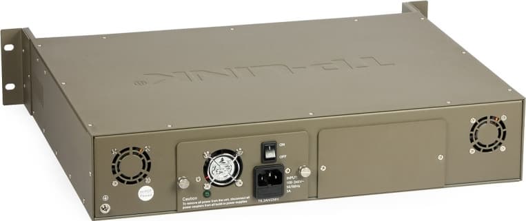 SASIU RACKABIL TP-LINK 14-sloturi media convertor fara management, rack 19-inch, suport sursa de alimentare redundanta, o sursa AC inclusa "TL-MC1400" — miniatură