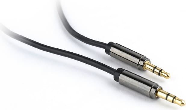 CABLU audio GEMBIRD stereo (3.5 mm jack T/T), 1.8m, conectori auriti, black "CCAP-444-6"