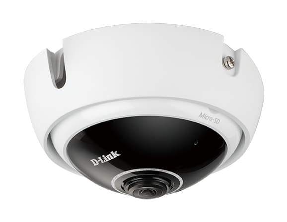 CAMERA IP D-Link, dome, pt. interior, dist. IR 8 m, tip lentila fixa 1.1 mm, 3 Mpx, cu fir, microfon da, PoE da, carcasa plastic, slot SD card da, "DCS-4622"