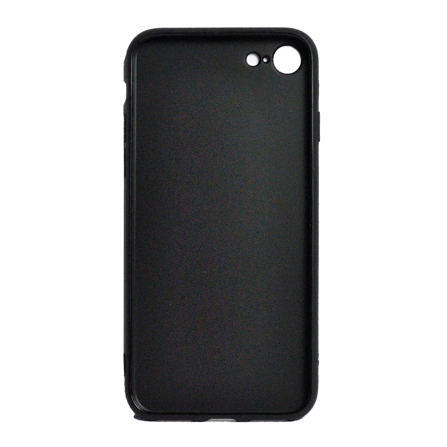 Husa Iphone 7 / Iphone 8 / Iphone SE 2, grosime 1 mm, material flexibil TPU, ColorFull Matt Ultra negru "SPT-MUT-IP.8" — miniatură