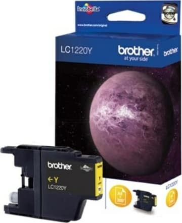 Cartus Cerneala Original Brother Yellow, LC1220Y, pentru DCP-J525|J725|J925|MFC-J430|J625, 300, "LC1220Y"