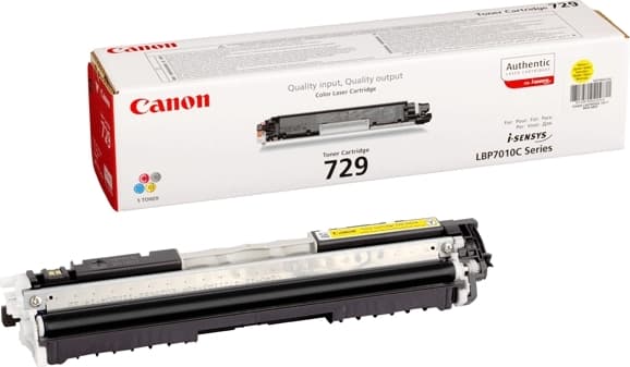 Toner Original Canon Yellow, CRG-729Y, pentru LBP-7010|LBP-7018, 1K, "CR4367B002AA"