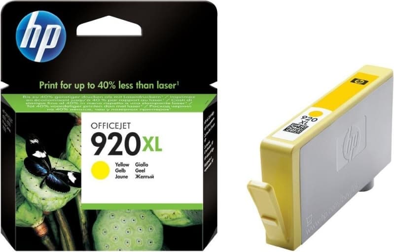 Cartus Cerneala Original HP Yellow, nr.920XL, pentru OfficeJet 6000|6500|7000|7500, "CD974AE"