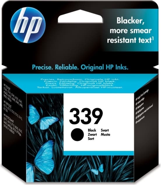 Cartus Cerneala Original HP Black, nr.339, pentru DJ5740|574x|65xx|OJ2570|8050|84xx|87xx|PSC1610|23xx, "C8767EE"